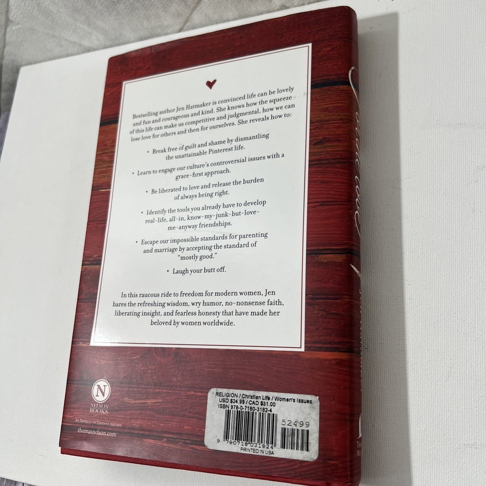 For the Love: Fighting for Grace in a Wo- hardcover, 9780718031824, Jen Hatmaker - Picture 9 of 11